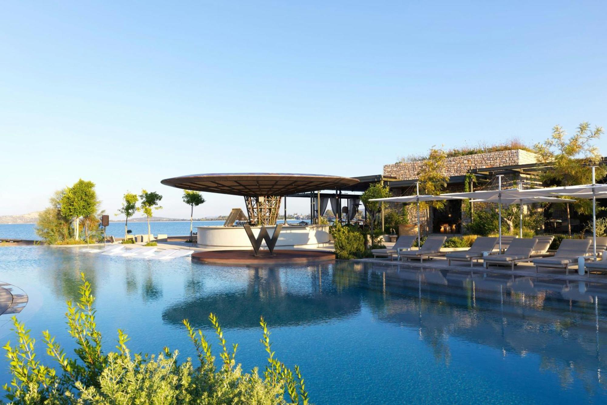 W Costa Navarino (Adults Only) Pilos Exterior foto